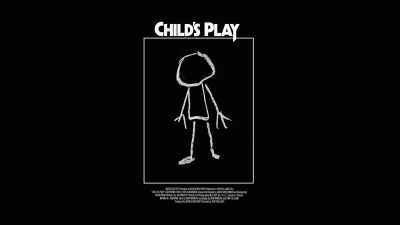 It was just completely black
and in white, a stick figure - Doc of Chucky