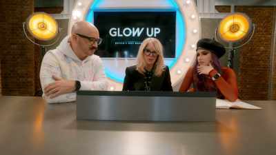 It just looks like
four locks of spaghetti. - Glow Up: Britain's Next Make-Up Star