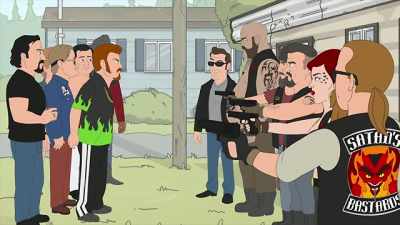 It just needs a tiny bit of paint, - Trailer Park Boys: The Animated Series