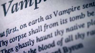 It was just so, my
imagination went everywhere - World of Darkness