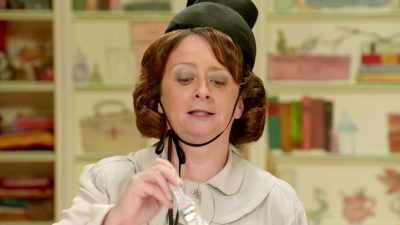 It keeps people
off-balance, - At Home with Amy Sedaris