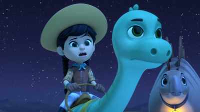 It kind of sounds like a call for help, - Dino Ranch