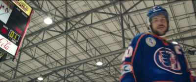 It was LaFlamme who ran into
and decked Cain! - Goon: Last of the Enforcers