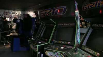It was like a dark cave
filled with simulators - Insert Coin