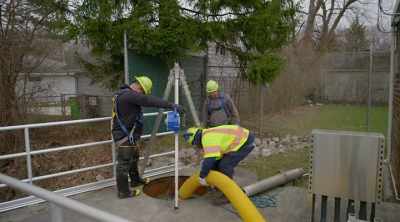 It was like a tractor
trailer, uh, tire and rim - Sewer Divers