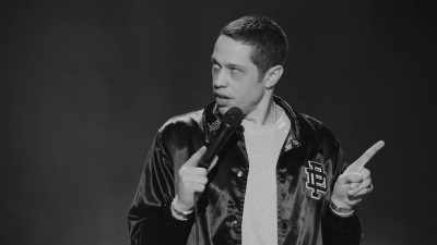 It was like blown up and warped.
My eyes were all over. - Pete Davidson: Turbo Fonzarelli