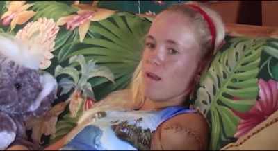 It like came from behind me - Bethany Hamilton: Unstoppable