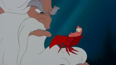 It looks just like him It even has his eyesGiggles Why Eric run away with youOh this is all so so sudden - The Little Mermaid