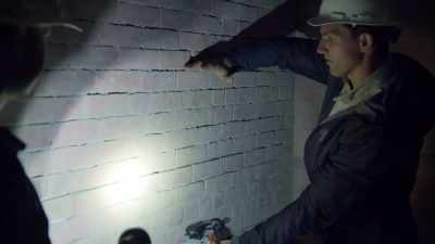 It looks like a crawlspace, like,
right in this region right here. - Secrets of the Underground