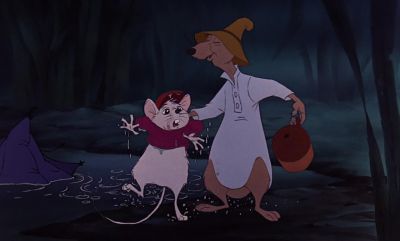 It looks like you could use a swig of this - The Rescuers