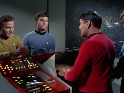 It looks like that ship
is expecting us. - Star Trek