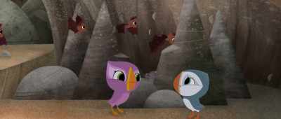 It looks like the bats
have an idea to help with that. - Puffin Rock and the New Friends