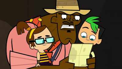 - It looks like the treasure is
deep, deep inside this cave. - Total DramaRama