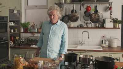 It is made with pasta,
obviously, some eggs, - James May: Oh Cook!