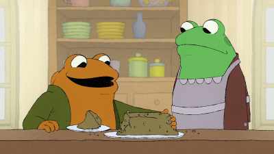 It may be hard and not very sweet,but it is a cake I will always remember. - Frog and Toad