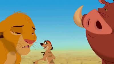 Repeat after me AhemHakuna matata WhatHakuna matataIt means no worries - The Lion King