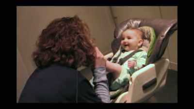 It means that the infant is able
to trust this person - Babies