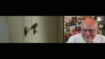 It melts, the door locks
itself, and appears - All the Colors of Giallo