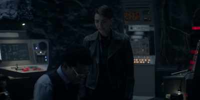 It was more like a bite,
nibble, lip thing. - Batwoman
