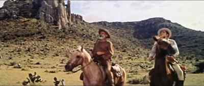 It must be about mid-morning.
- Oh, I'd make it a mite past. - Comanche