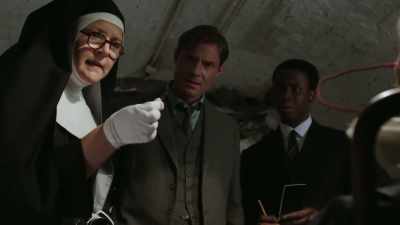 It must've fallen
from the killer - Sister Boniface Mysteries