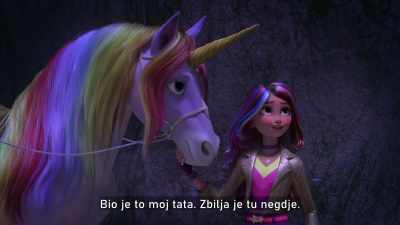 It was my dad.
He's really out there somewhere. - Unicorn Academy