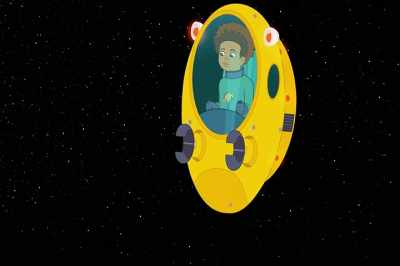 It needs to bounce
from satellite to satellite - The Magic School Bus Rides Again
