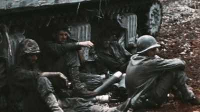IT NEVER GOT OFF THE
SHIP BEFORE IT PULLED OUT - The Pacific War in Color
