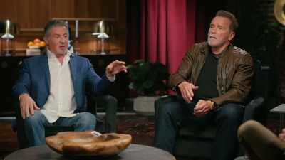 It had new CGI, - Arnold & Sly: Rivals, Friends, Icons