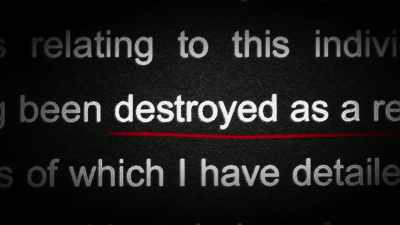 It no longer exists, - No Stone Unturned