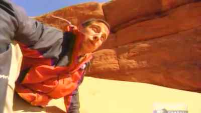 It is noon. And the sun punishes with all his strength - Man vs. Wild