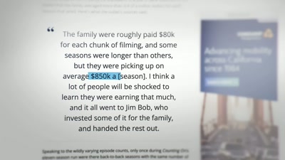 It is normal for the
father to take all the money, - Shiny Happy People: Duggar Family Secrets