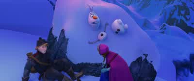 It is not nice to throw people - Frozen