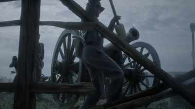 It now centers on union cannons - Blood and Fury: America's Civil War