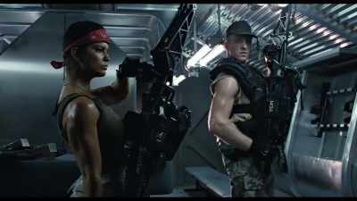 It was once Jenette and I got together
and we started working out - Aliens Expanded