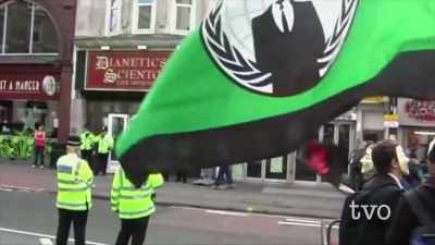 It had only been built
for fighting Scientology. - The Face of Anonymous