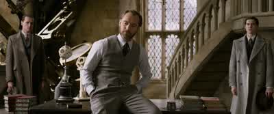 It pains me to say it becausewell I don't like youBOTH LAUGHButyou are the only wizard who is his equalI need you to fight himI can'tBecause of thisYou and Grindelwald were as close as brothersOh we were closer than brothers - Fantastic Beasts: The Crimes of Grindelwald