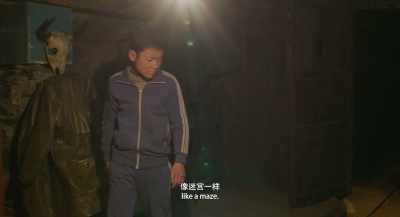 It was pitch dark in there, like a maze. - Long Day's Journey into Night