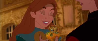 It plays our lullabyYou can play it at night before you go to sleepand pretend that it's me singing - Anastasia
