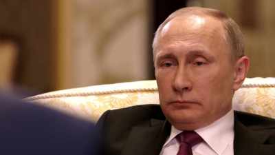 It points to a possible
US attack on Russia's
banking system. - The Putin Interviews