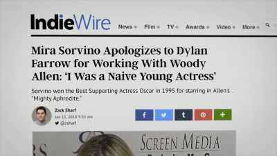 It was presented to actors
that these were people - Allen v. Farrow