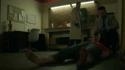 It was pretty evident
that the gash in her neck - A Time to Kill