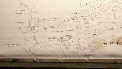 It was probably about 60 meters long, it's an escape tunnel. - The Buildings That Fought Hitler