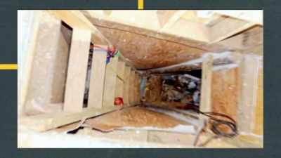 It was probably about six
feet down, halfway down, - FBI TRUE