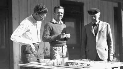 It provided him with young men
and women who wanted to learn - Frank Lloyd Wright: The Man Who Built America