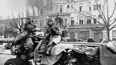 It was quite clear
from May, 1945, - World War II: Race to Victory