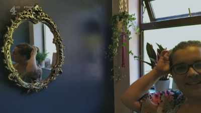 It was really nice
to use this mirror - Escape to the Chateau: Make Do & Mend