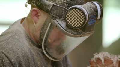 It is really physical because - Handmade: Britain's Best Woodworker