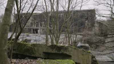 It was rebuilt.
The nazis continued producing - Secret Nazi Ruins