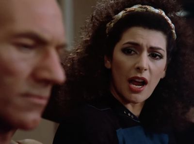 It registers as solid, Captain. - Star Trek: The Next Generation